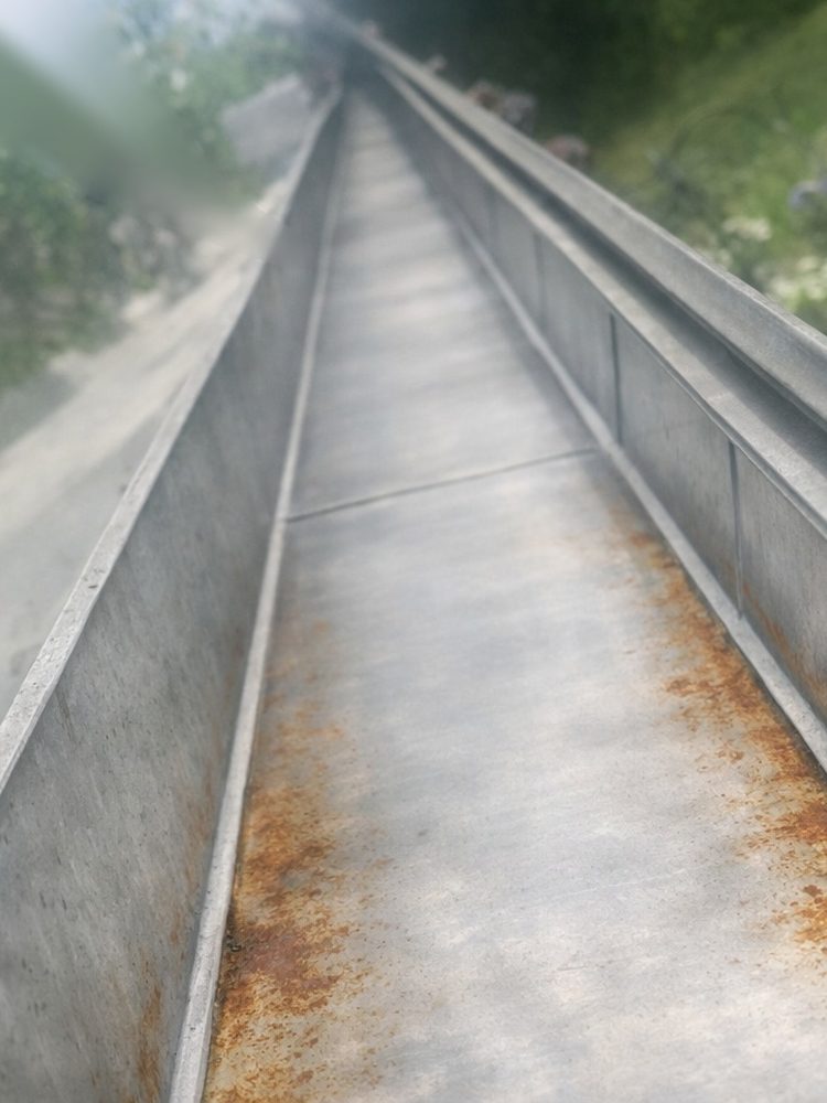 Gutters after AllGood cleaning
